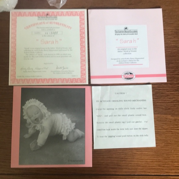 Ashton Drake “Sarah” Collectable Doll - Picture 7 of 8